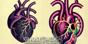 AI generated image of a human heart in the style of Ben Enwonwu