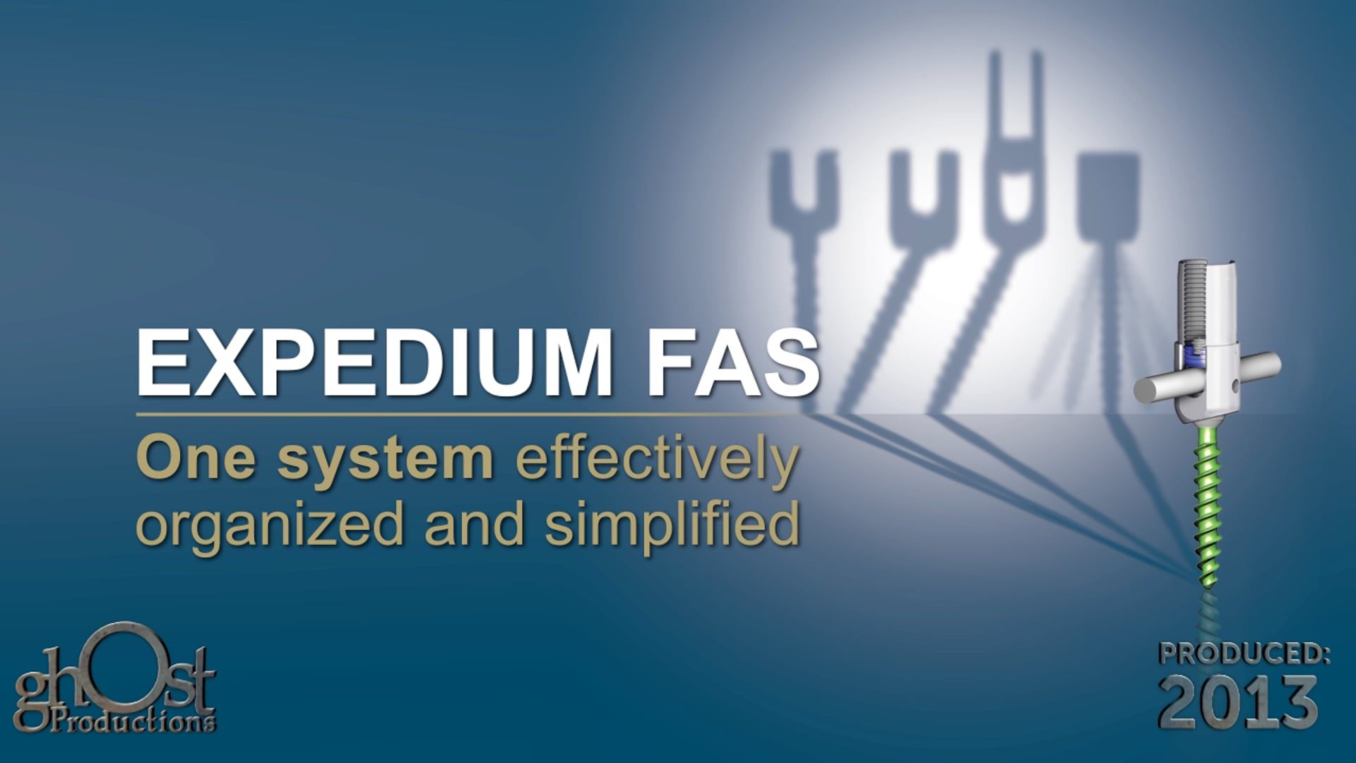 DePuy Synthes partners with Ghost Productions to create an informative animation showcasing the FAS System, a cutting-edge technology in orthopedics.