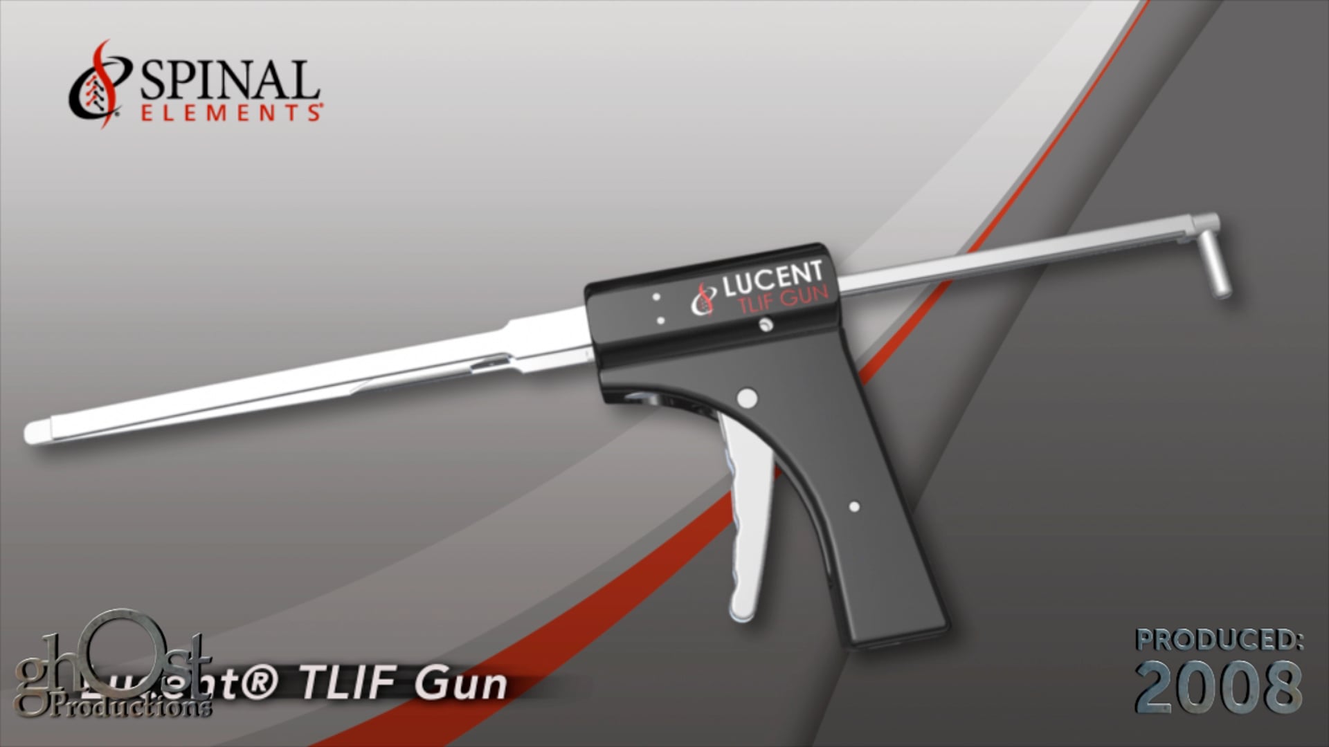 medical animation, Ghost Productions, Spinal Elements, Magnum ALIF Gun, Lucent TLIF Gun, Lucent PLIF Gun, Mercury Spinal System, Mosaic Cervical Implant System, spinal health, spinal function, healthcare professionals, patients, surgeon, tools, techniques, spinal pain, spinal discomfort, essential resource, spinal medicine.