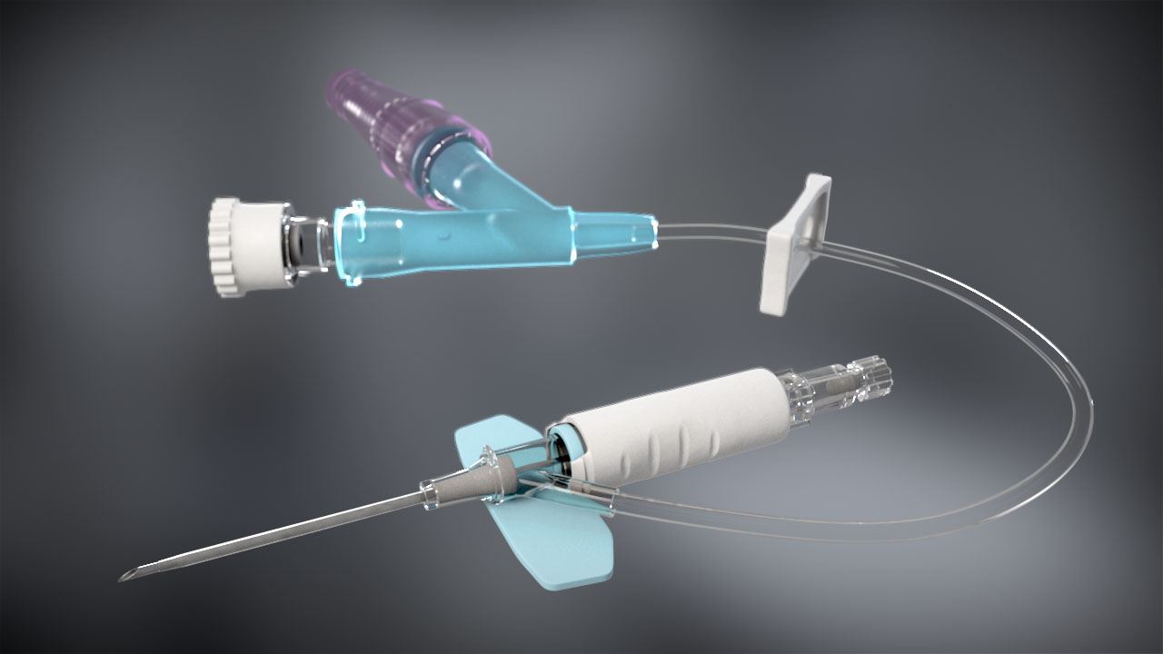 The DeltaVen device is a medical illustration of a multi-lumen CVC. It allows for the administration of medications and fluids while drawing blood for laboratory testing. This innovative design streamlines healthcare procedures and enhances patient care.