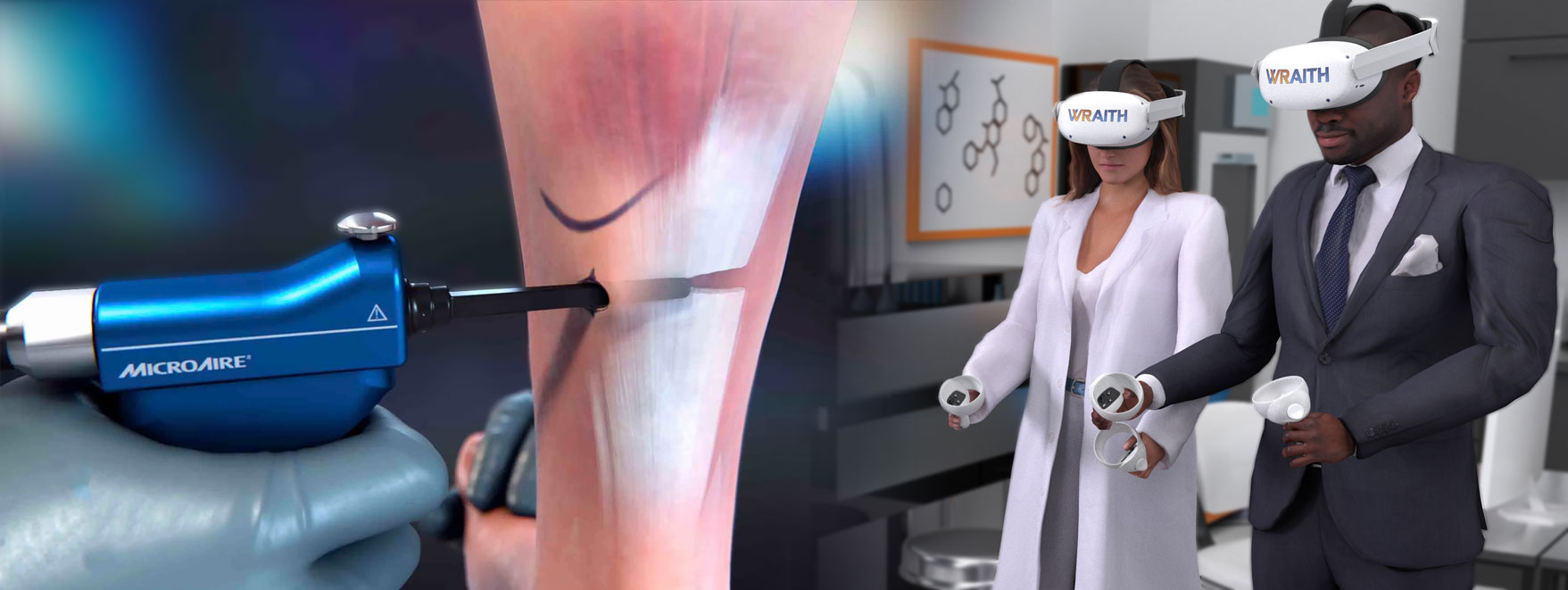 How to market Your Medical Device: The Best Methods for Success featuring a salesman selling a medical device through VR Surgery