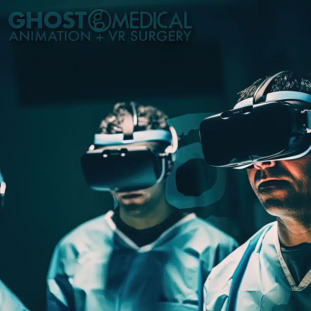 Doctors, Volume 1: healthcare professional, physician, VR headset, surgical procedure, Ghost Medical, Ghost Productions, innovative technology, operating room, precision surgery, accurate, efficient, presentations, credit, surgeon, delicate procedure, captivate, inspire, audiences, AI generated, image.