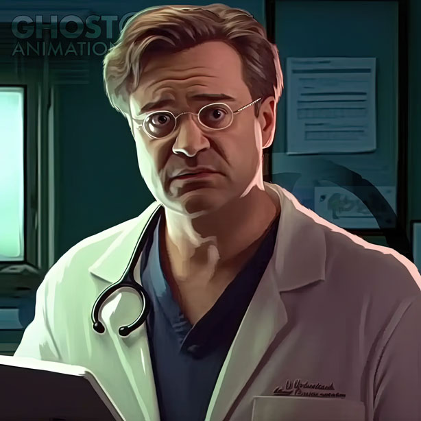 healthcare professional, physiotherapist, patient recovery, support, encouragement, dedication, AI-generated image, Ghost Medical, Ghost Productions, doctor, unfortunate news.