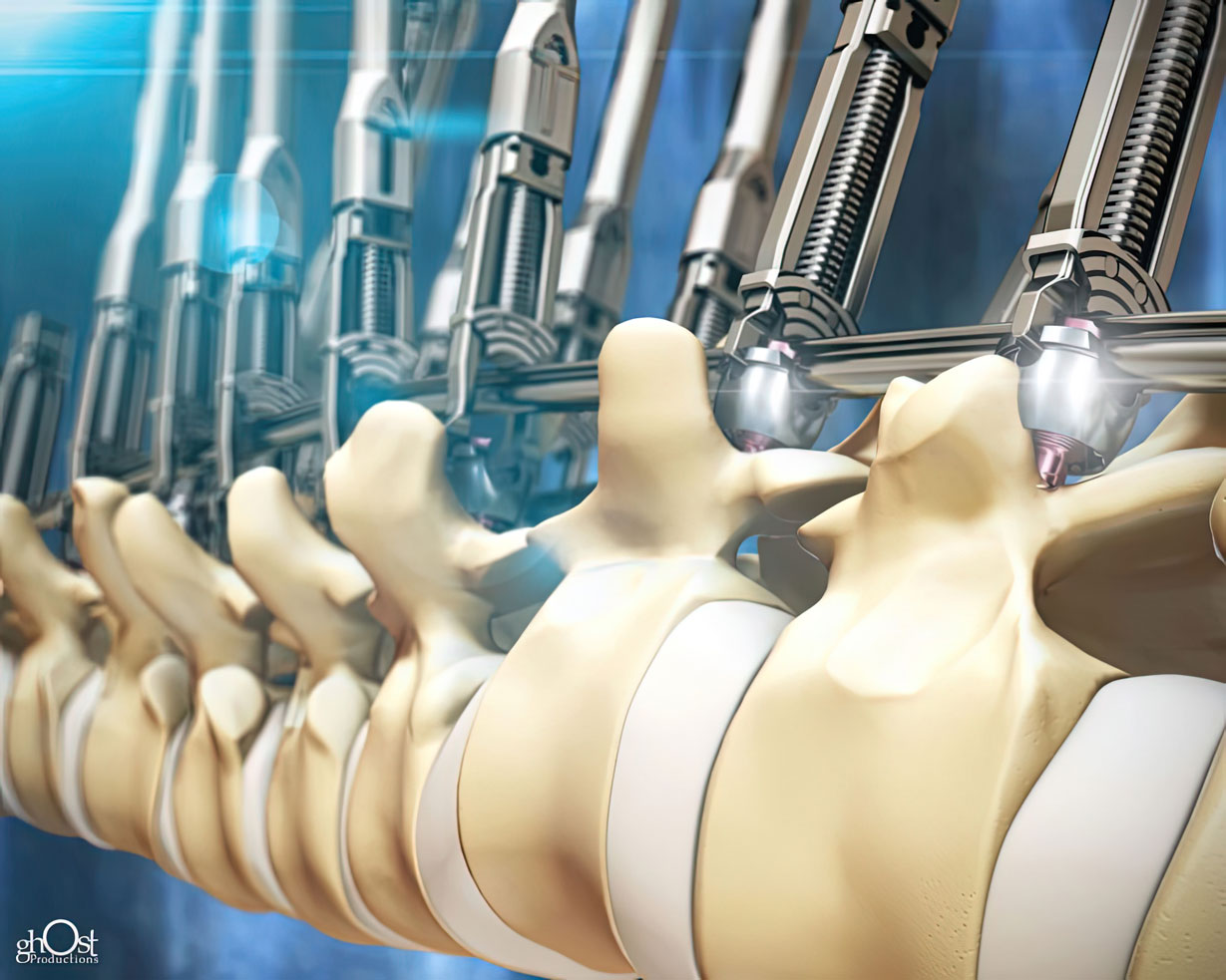 Animation showing K2M's Range Complex Spine Technology, used to treat spinal pathologies. The animation demonstrates the surgical technique for treating a Double Major Spinal Deformity using the Range device. Created by Ghost Productions, the animation is a useful resource for medical professionals seeking to stay up-to-date on spinal treatment technology.