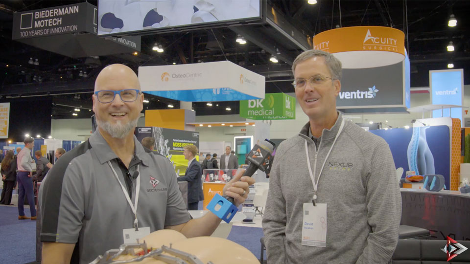 Nexus Spine David Hawkes Interview at NASS 2023 DOCTECH.LIVE