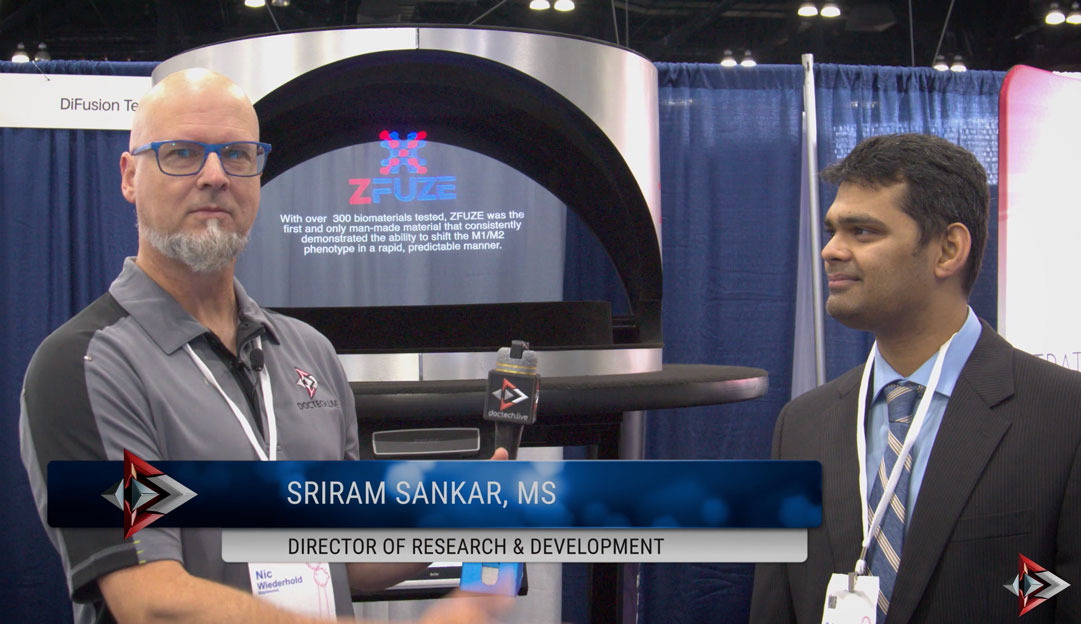 Sriram Sankar, MS Director of Research & Development at DiFUSION Technologies Inc. to explore their groundbreaking ZFUZE technology, a game-changer in the world of spine and orthopedics. 