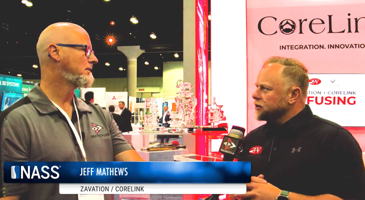 Zavation's interview at NASS 2023, conducted by Doctech.live, shed light on their ambitious vision for the future of spinal implant technology. Their merger with CoreLink, patient-centric approach, innovative product portfolio, and commitment to education and collaboration position them as a significant player in the medical device industry.